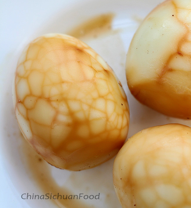 Chinese Tea Eggs (Marbled Eggs) China Sichuan Food