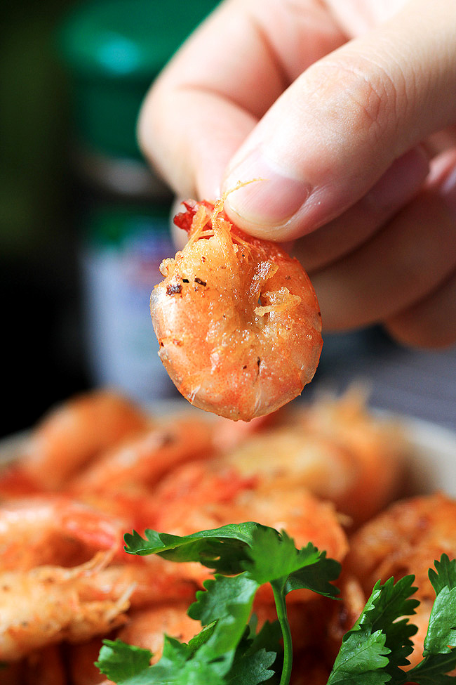Chinese Salt and Pepper Shrimp China Sichuan Food