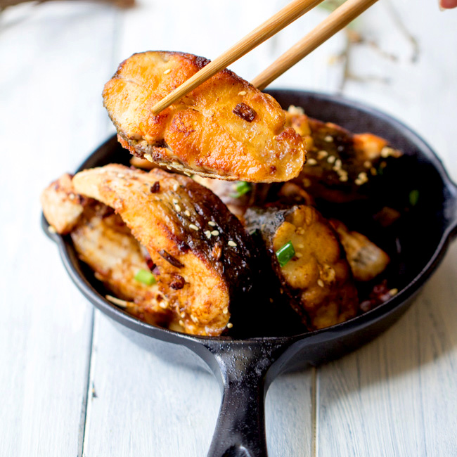 Skinny Chinese Pan-Fried Fish | China Sichuan Food