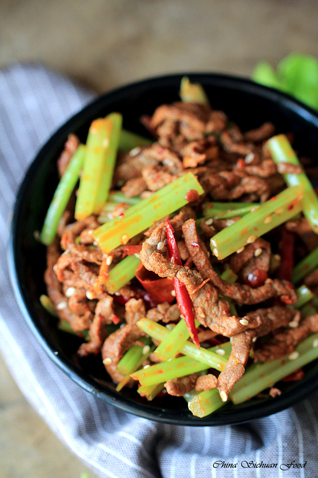 Szechuan Beef Stir Fry China Sichuan Food