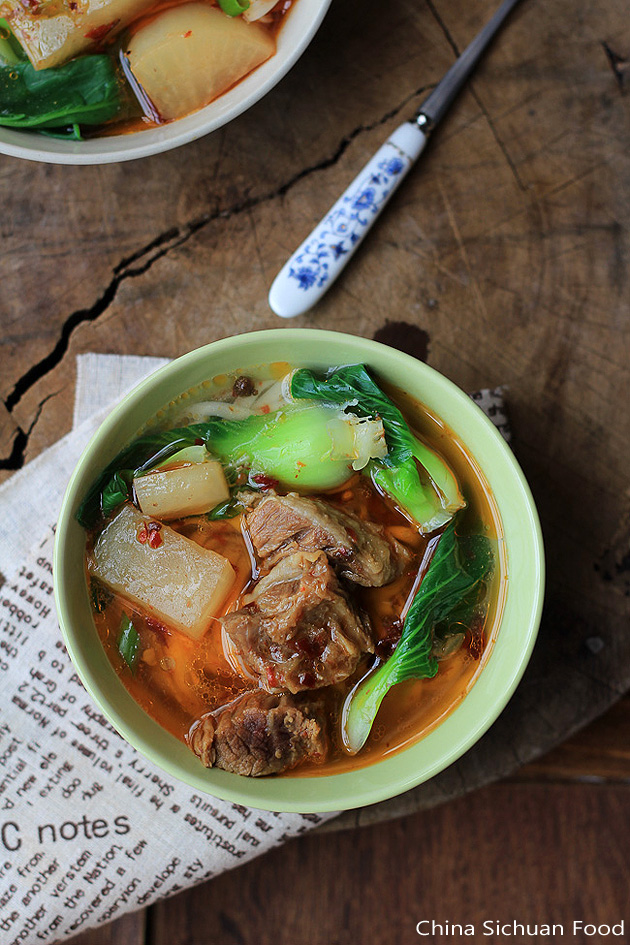 Red Braised Beef Noodle Soup |ChinaSichuanFood