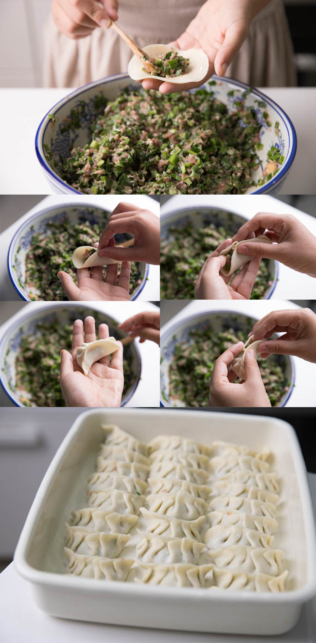 how to wrap potstickers