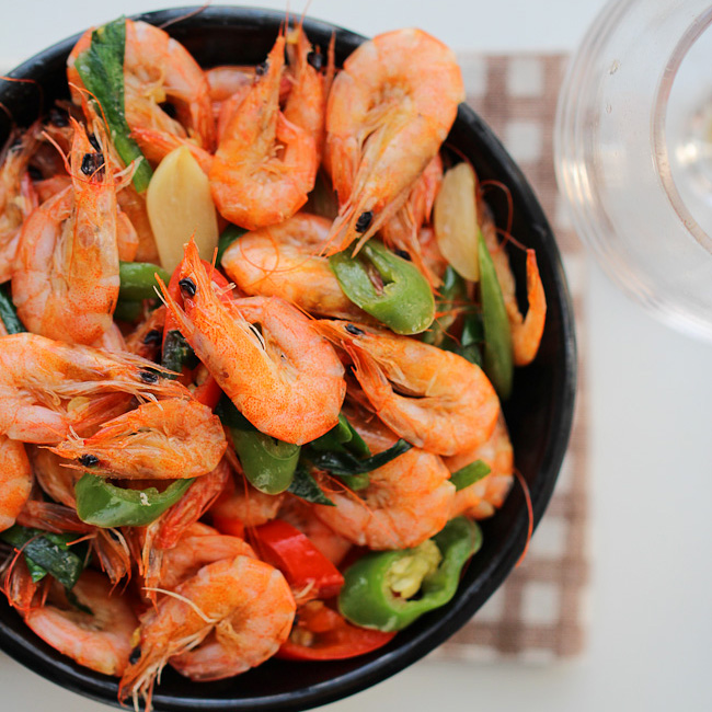 Spicy Stir Fry Shrimp