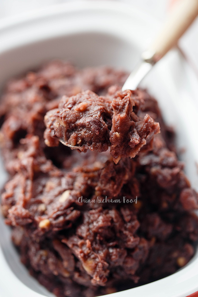 How to make red bean paste (easy smashed version)