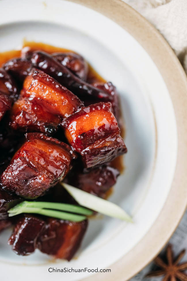 chairman Mao's red braised pork belly|chinasichuanfood.com