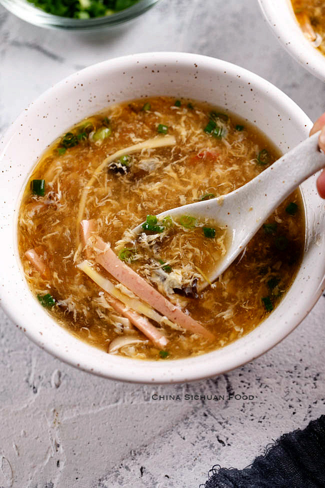 Hot and Sour Soup-Suan La Tang | China Sichuan Food