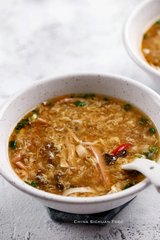Hot and Sour Soup-Suan La Tang | China Sichuan Food