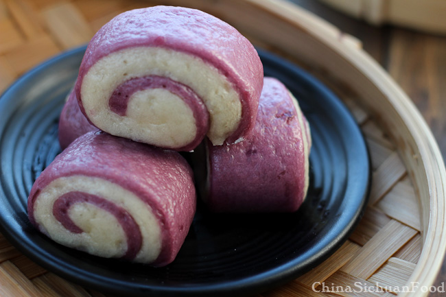 purple sweet potato bun