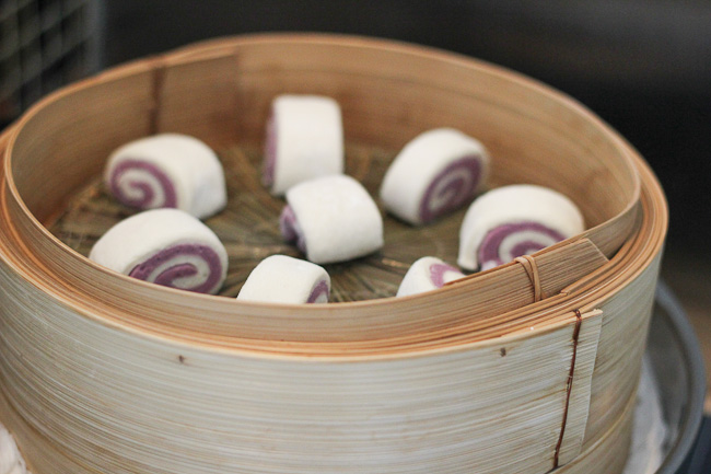 Purple Sweet potato buns|ChinaSichuanFood