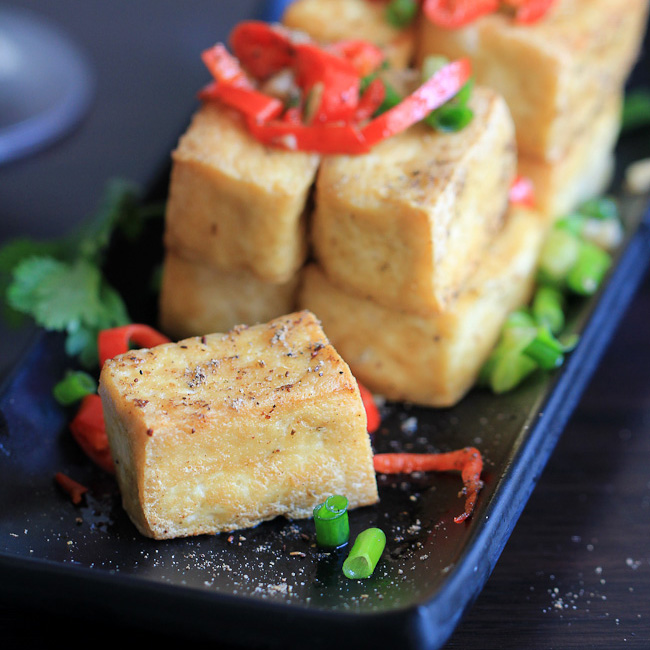 Salt and Pepper Tofu China Sichuan Food