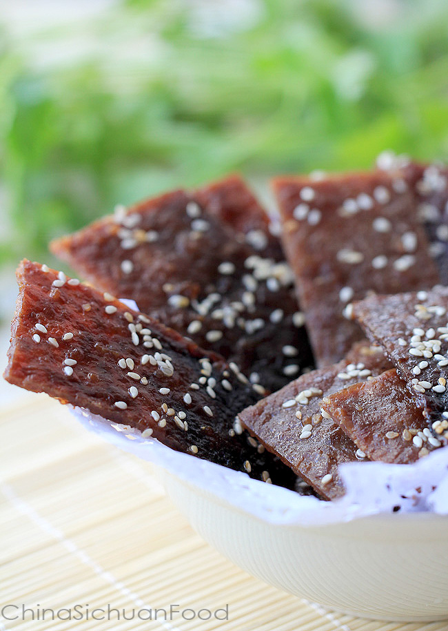 Bak Kwa (Chinese Pork Jerky) China Sichuan Food