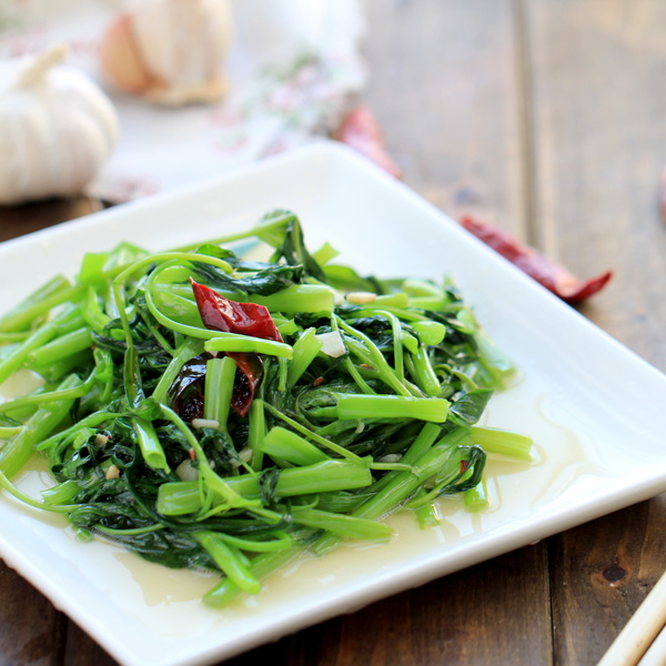 Chinese Water Spinach Stir Fry