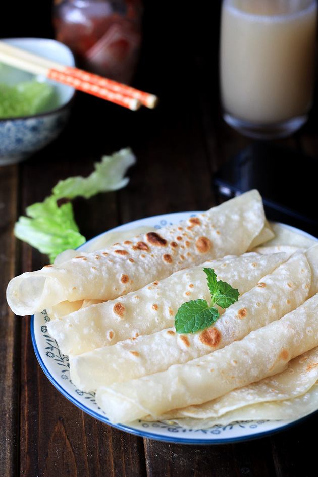 Chinese Mandarin pancake—Moo Shu shells 