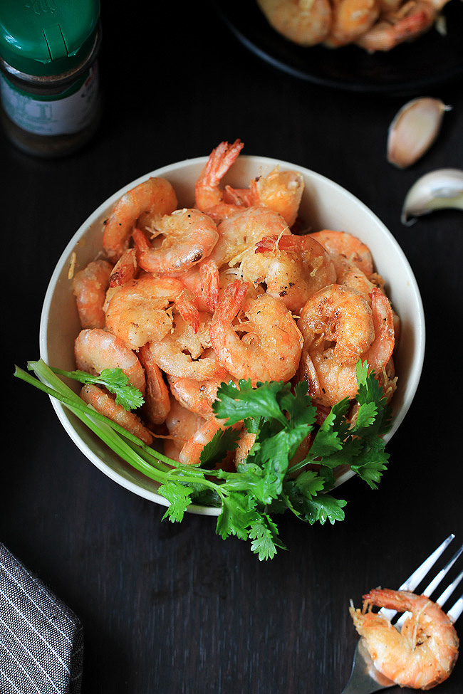 Chinese Salt and Pepper Shrimp China Sichuan Food