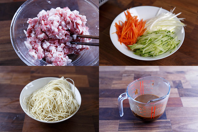 Zhajiangmian, fried sauce noodles|chinasichuanfood.com