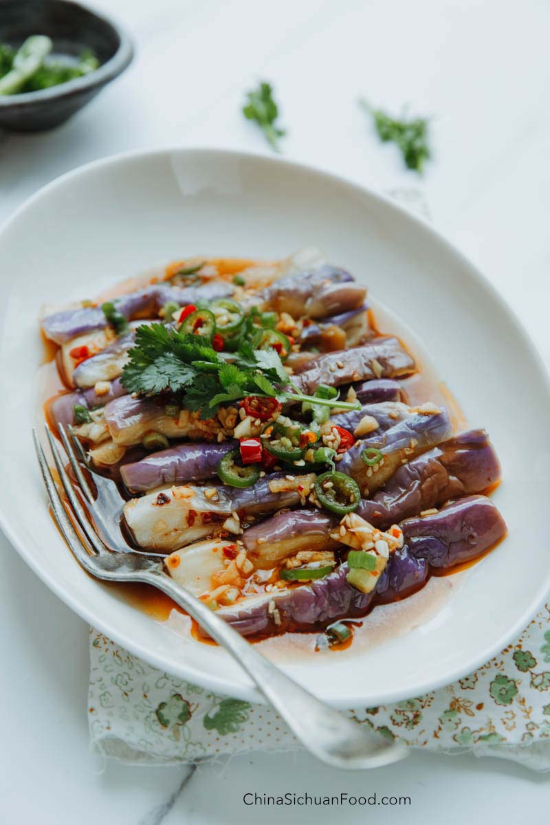 steamed eggplant|chinasichuanfood.com