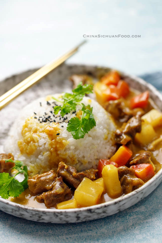 Chinese beef curry | chinasichuanfood.com