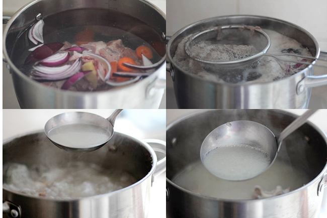 how to make pork stock at home