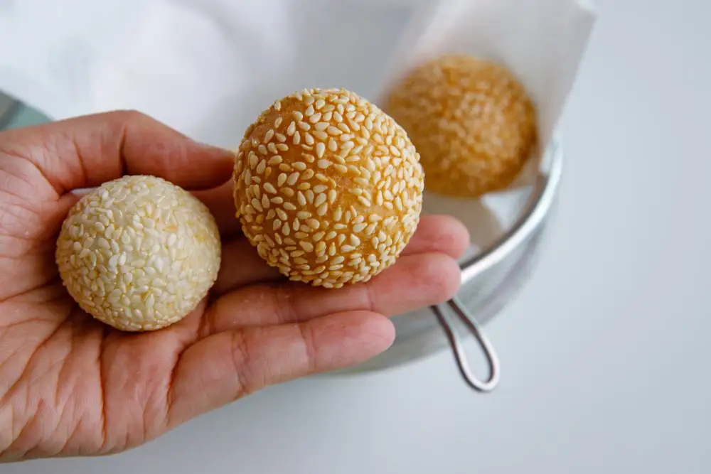 fried sesame balls|chinasichuanfood