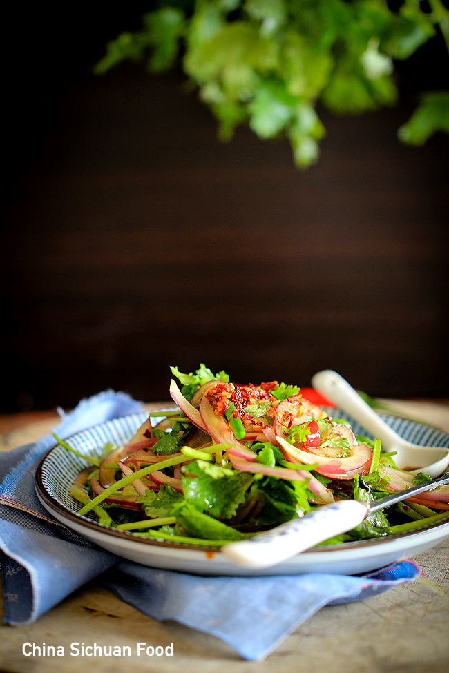 Chinese Coriander Salad