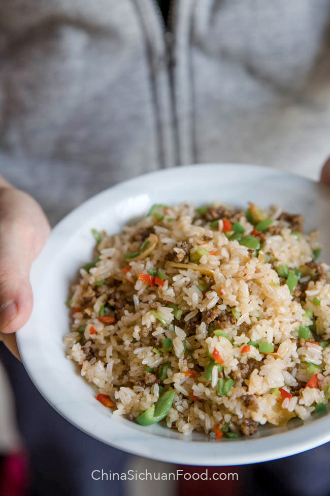 Beef fried rice|chinasichuanfood.com