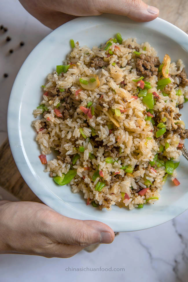 Beef fried rice|chinasichuanfood.com