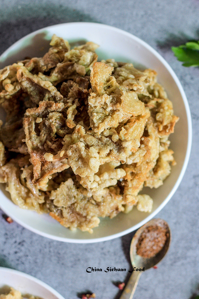fried oyster mushrooms 