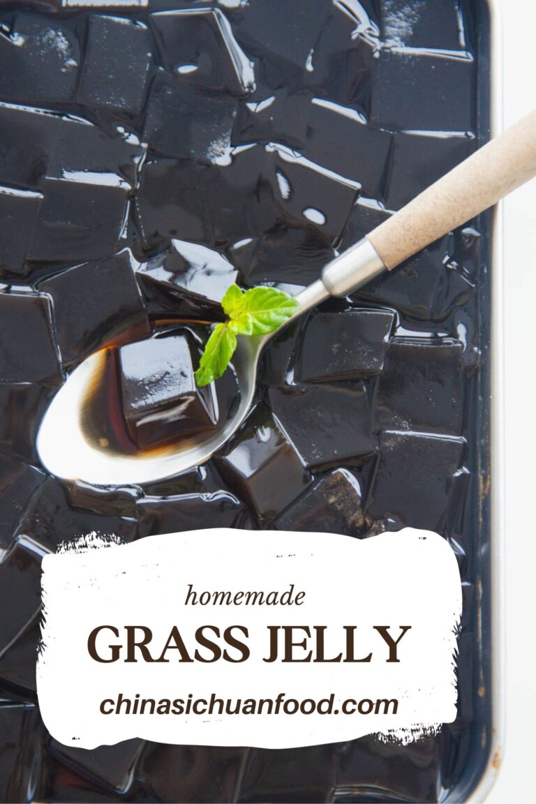 Black and Green Grass Jelly
