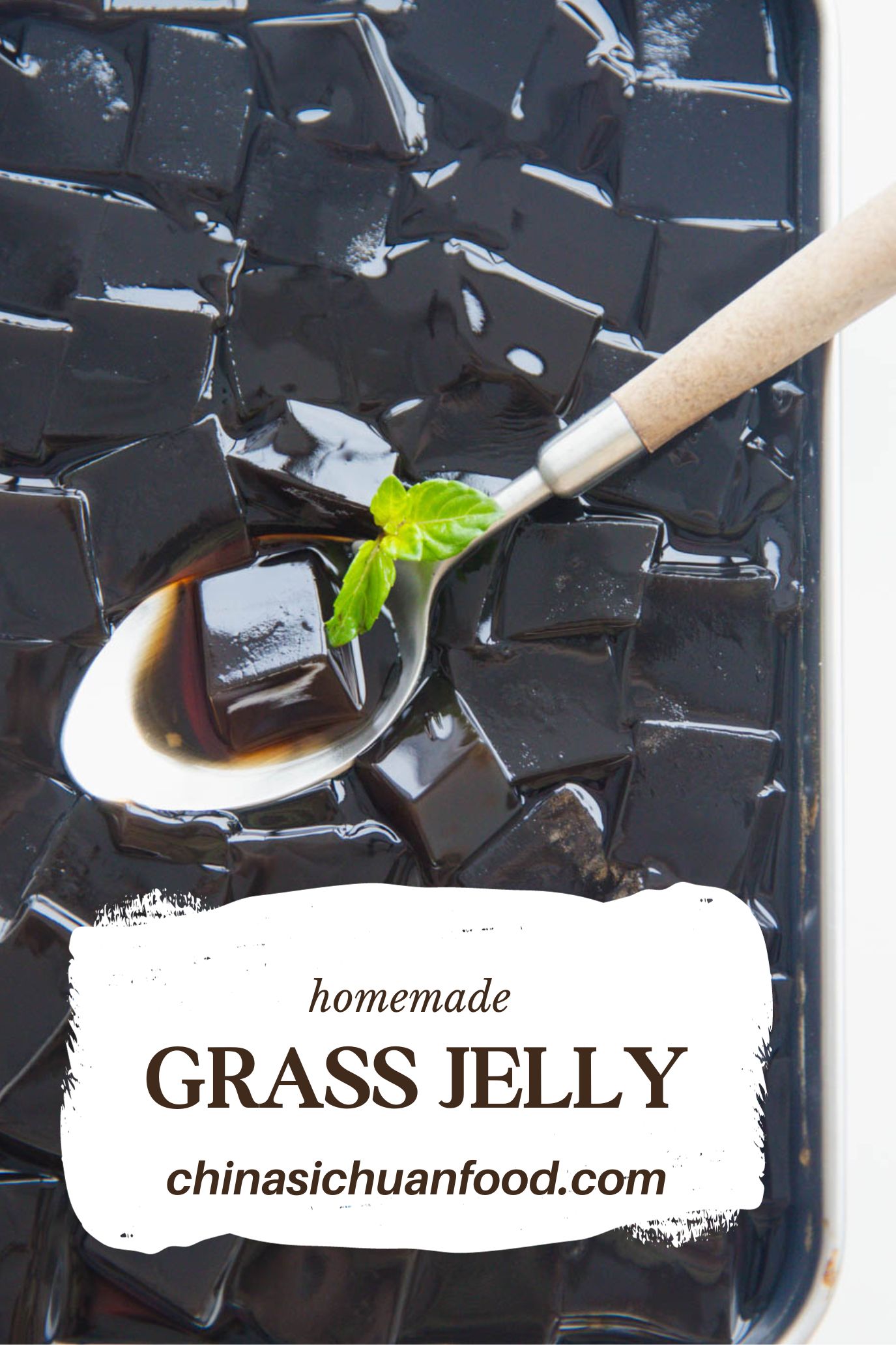 homemade grass jelly|chinasichuanfood.com
