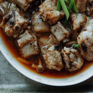 steamed ribs with fermented black beans|chinasichuanfood.com