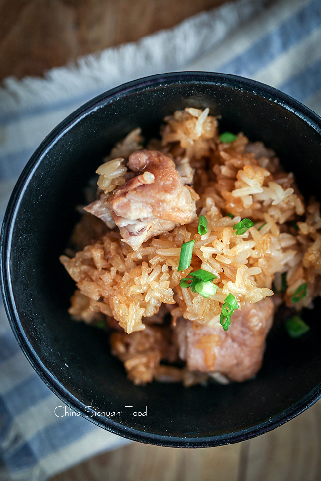 Chinese sticky rice with ribs