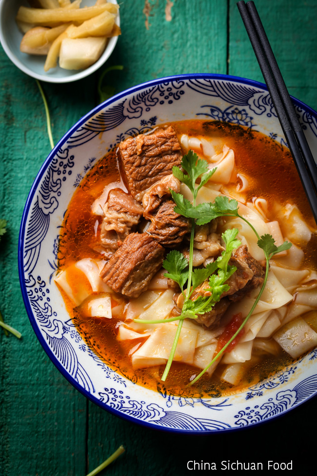 Chinese beef noodle soup