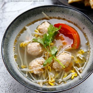 bean sprouts soup | chinasichuanfood.com
