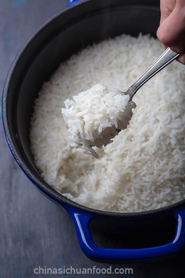 Steamed Rice Recipe  How to make Steamed Rice without steamer - Felicity  Plus