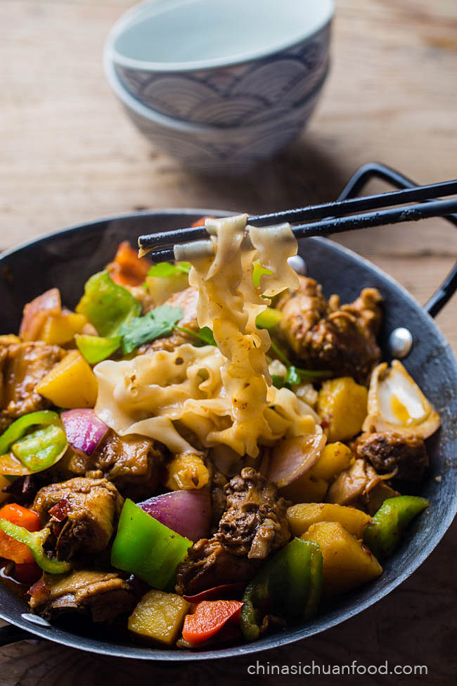 Da Pan Ji-Big Plate Chicken with Noodles