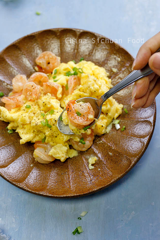 scrambled egg with shrimp|chinasichuanfood.com