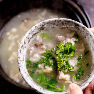 Winter melon soup with sliced lamb|chinasichuanfood.com