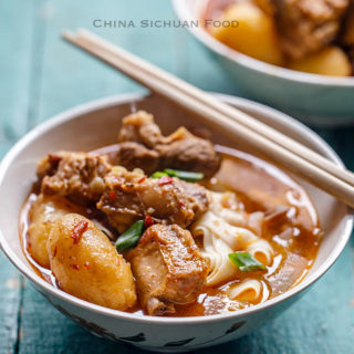 braised rib and potato|chinasichuanfood.com