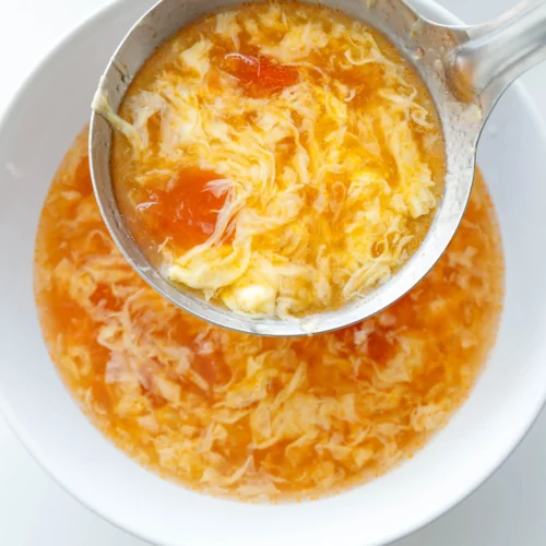 tomato and egg drop soup|chinasichuanfood.com