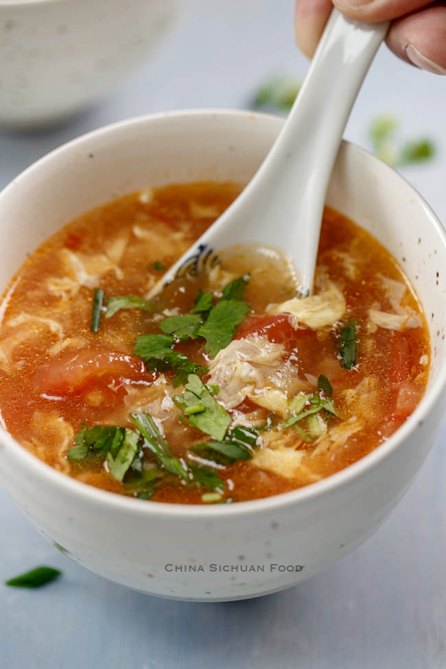 tomato egg drop soup|chinasichuanfood.com