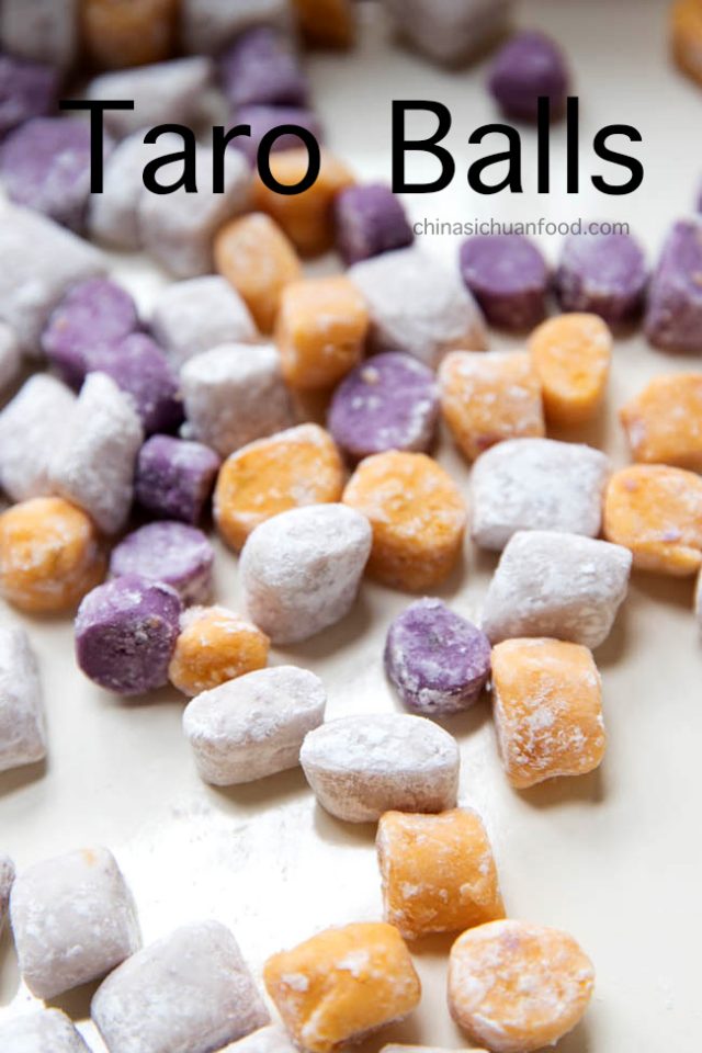 How to Make Taro Balls - China Sichuan Food