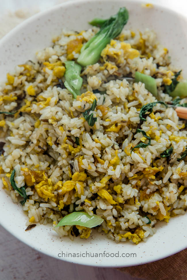 Olive vegetable fired rice|chinasichuanfood.com