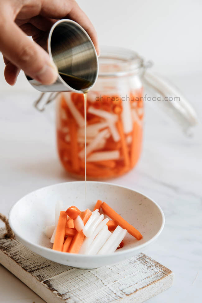 Pickled carrot and radish