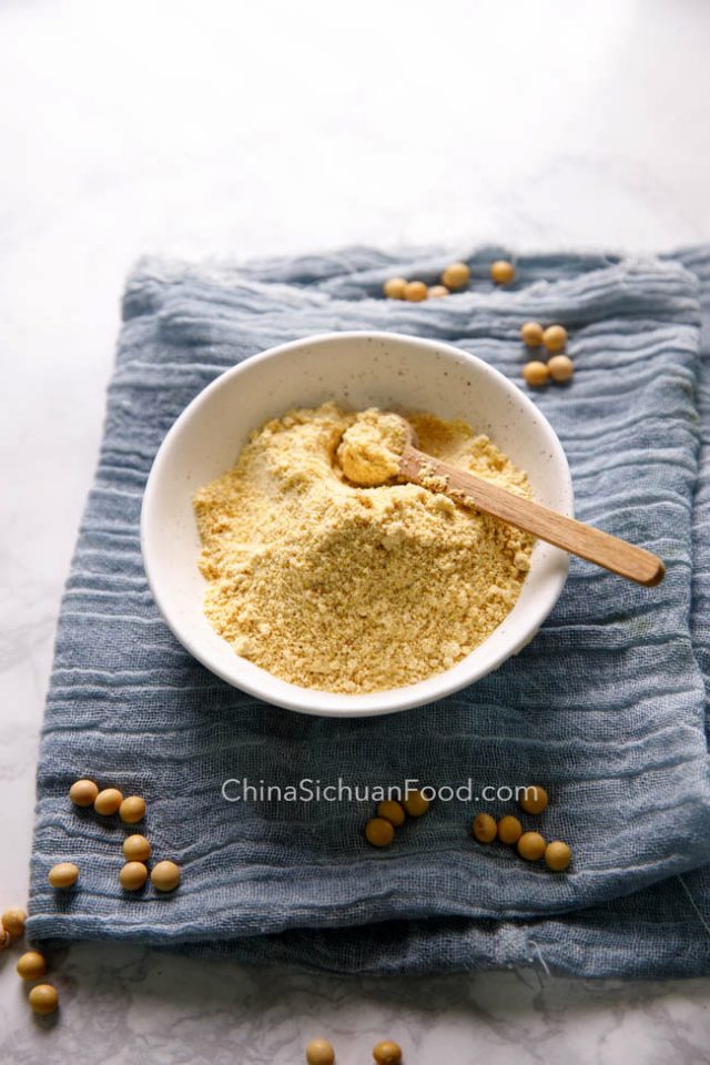 Homemade soy bean flour China Sichuan Food