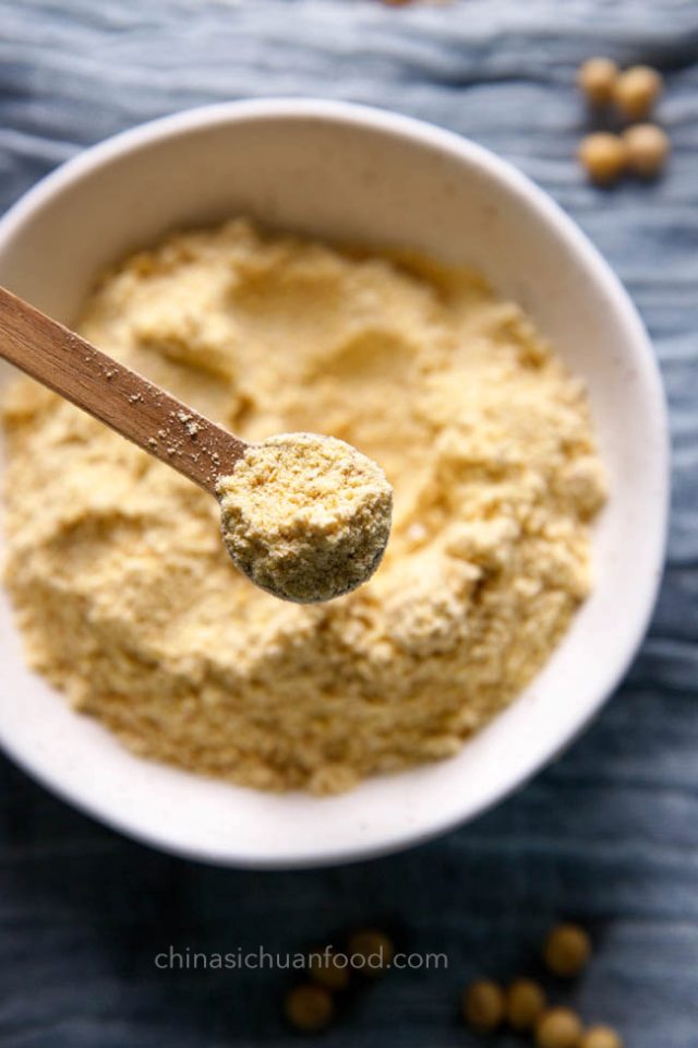 Homemade soy bean flour China Sichuan Food
