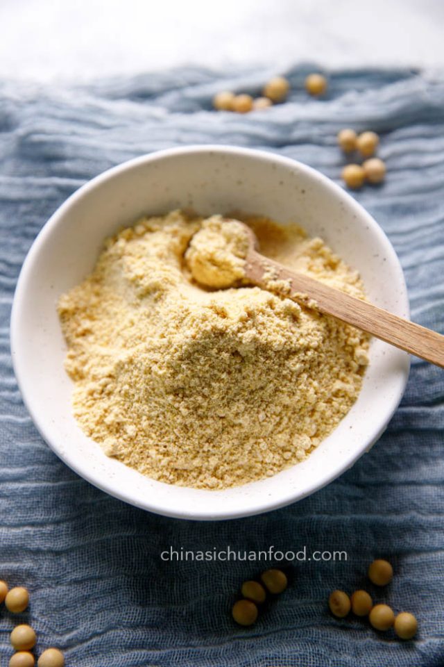 Homemade soy bean flour China Sichuan Food
