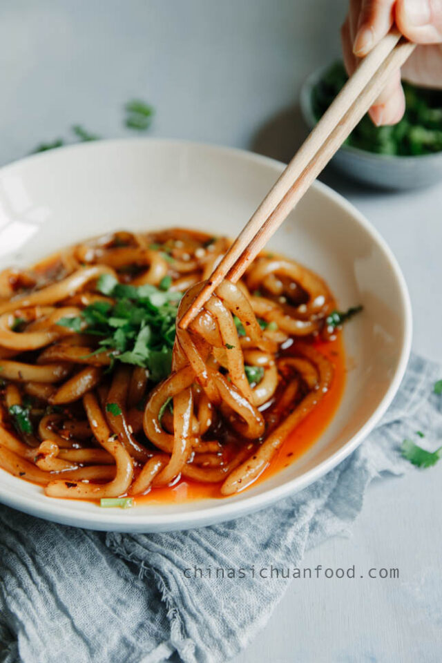 Potato Noodles China Sichuan Food