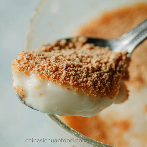 Soy Milk Pudding China Sichuan Food