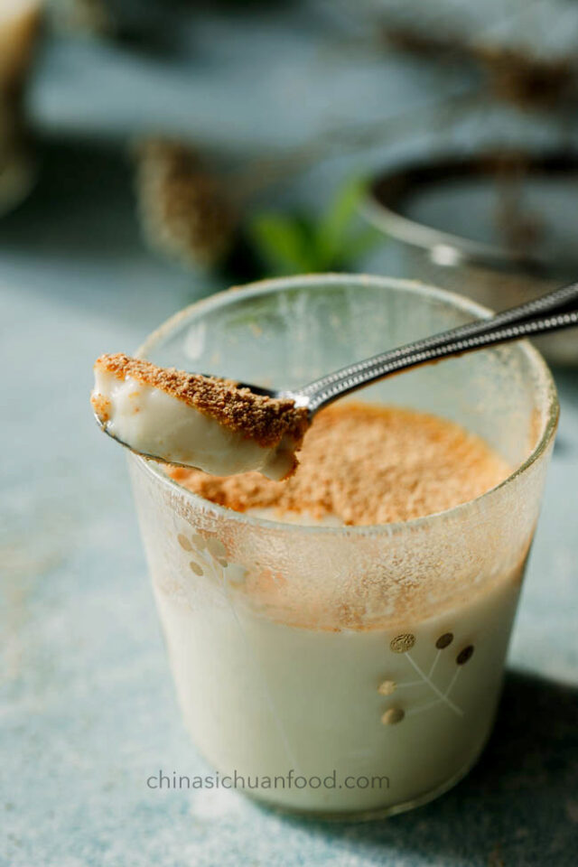 Soy Milk Pudding China Sichuan Food