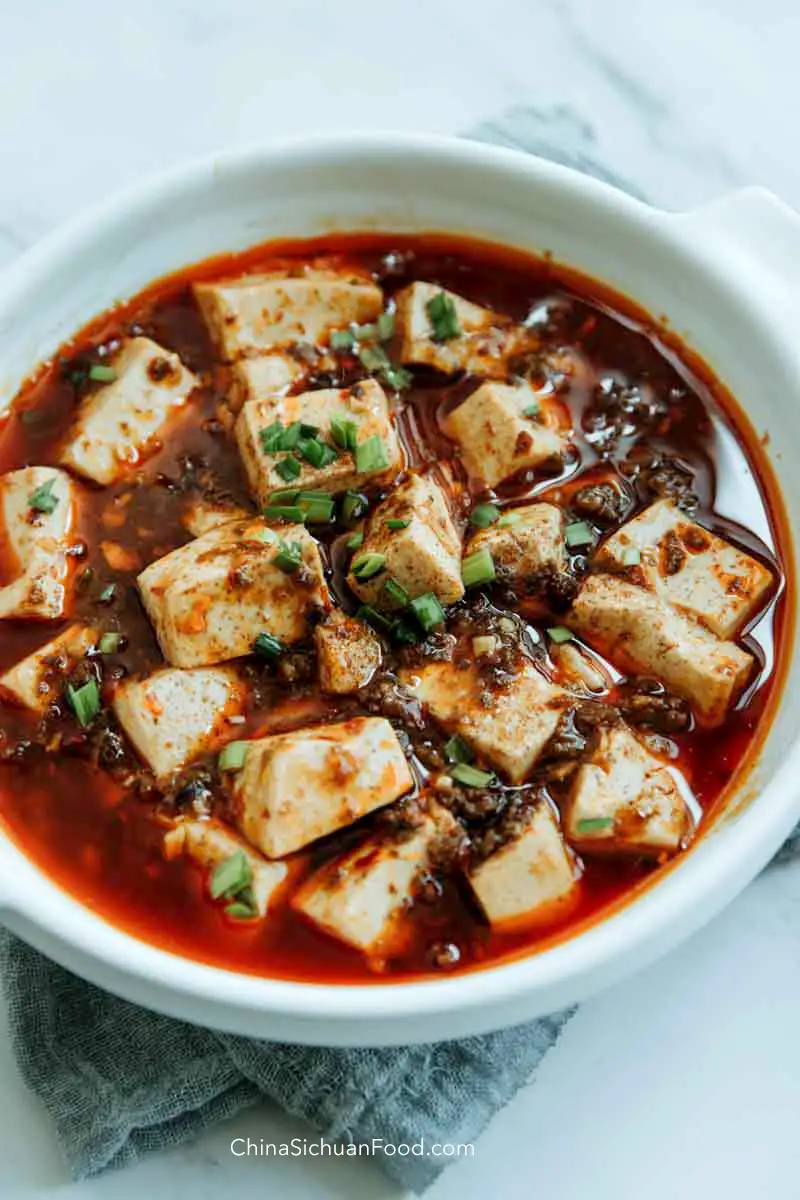 Mapo Tofu Recipe- Ma Po Tofu - China Sichuan Food